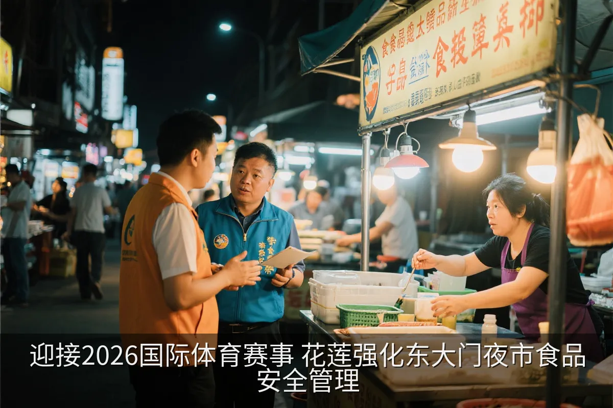 夜市食品安全与消费者权益宣导现场