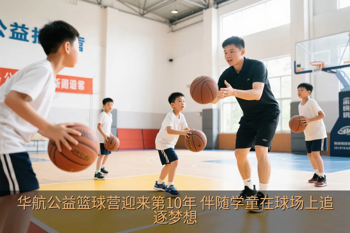华航公益篮球营迎来第10年 伴随学童在球场上追逐梦想